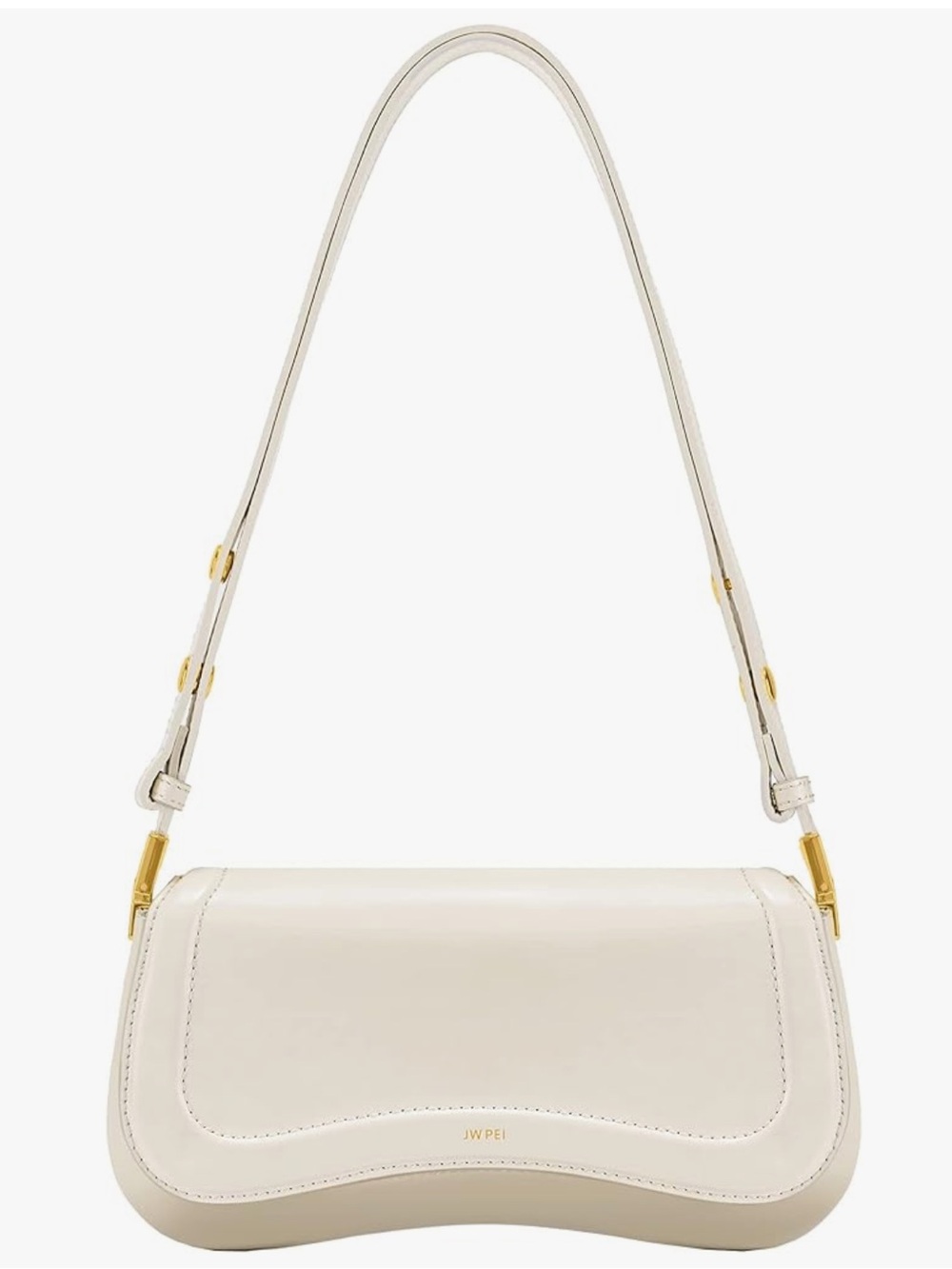 JW PEI Women's Joy Shoulder White Bag